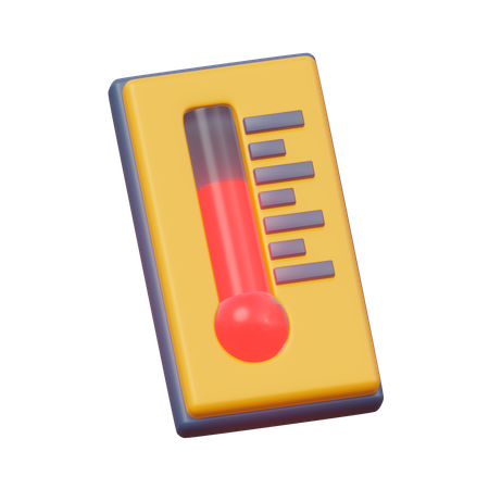 Hot Temperature  3D Icon
