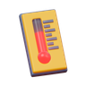 hot temperature 3d logo
