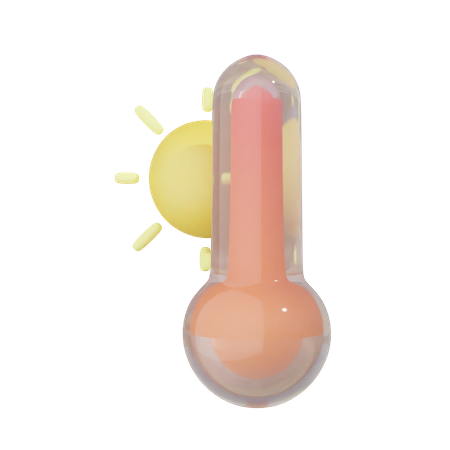 Hot Temperature 3D Illustration