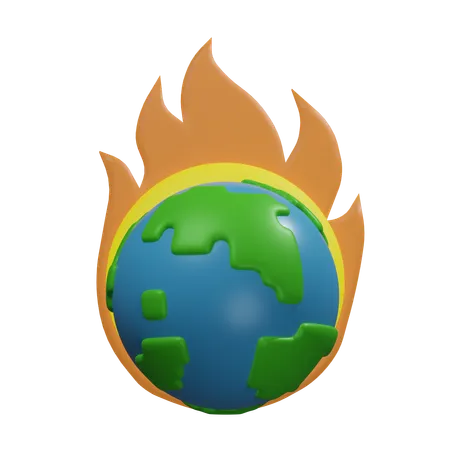 Hot Temprature  3D Icon