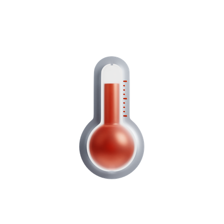 Hot Temprature  3D Icon