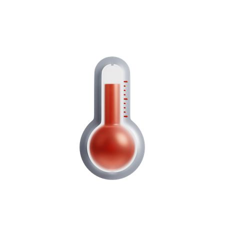 Hot Temprature  3D Icon