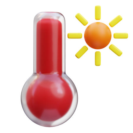 Hot_Thermometer  3D Icon