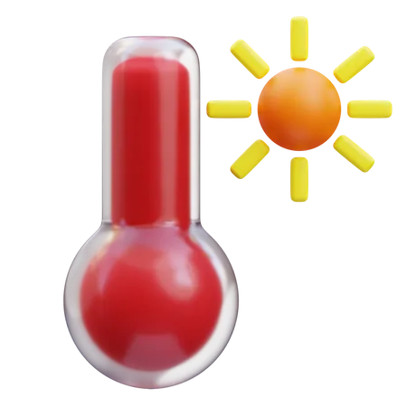Hot_Thermometer  3D Icon