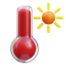 hot thermometer 3d images