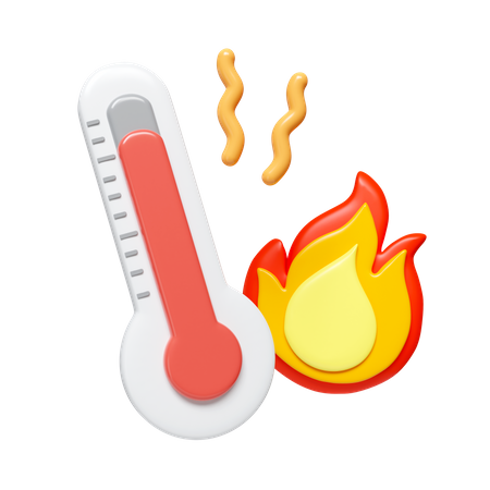 Hot Weather  3D Icon