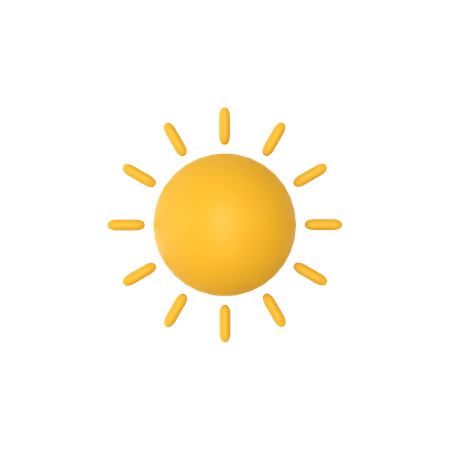 Hot Weather  3D Icon