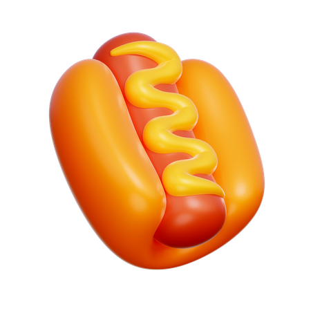 Hotdog  3D Icon