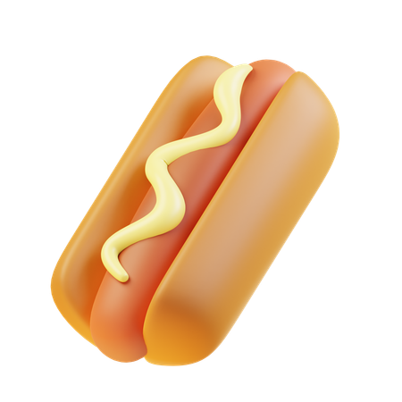 Hotdog  3D Icon