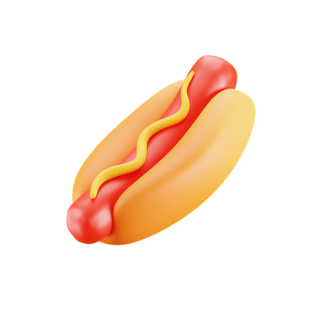 Hotdog  3D Icon