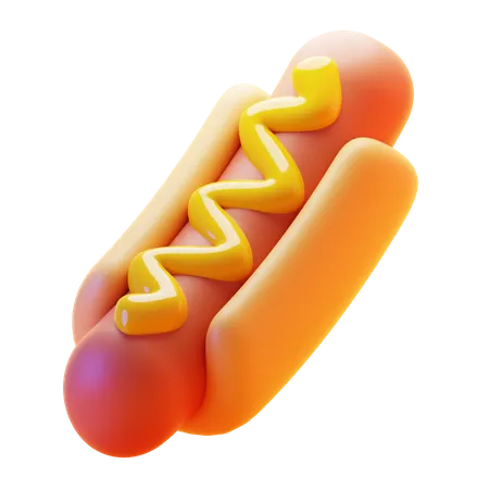 HOTDOG  3D Icon