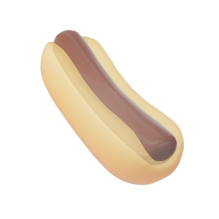 Hotdog  3D Icon