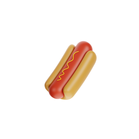 Hotdog  3D Icon