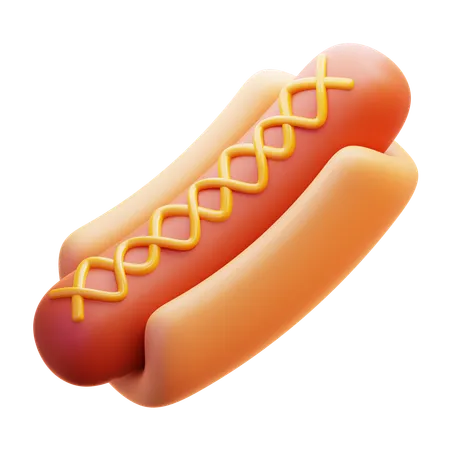 HOTDOG  3D Icon