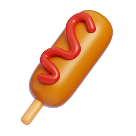 Hotdog  3D Icon