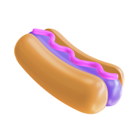 Hotdog  3D Icon