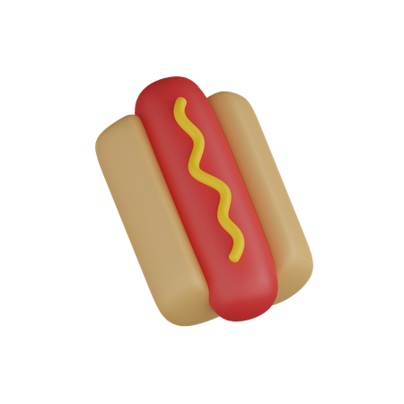 Hotdog  3D Icon