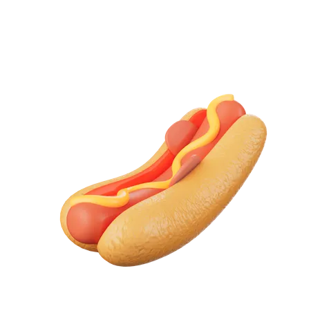 Hotdog  3D Icon