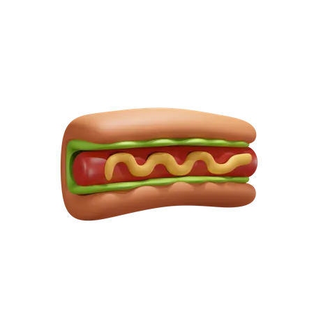 Hotdog Laden Sie Diesen Artikel Jetzt Herunter 3D Icon