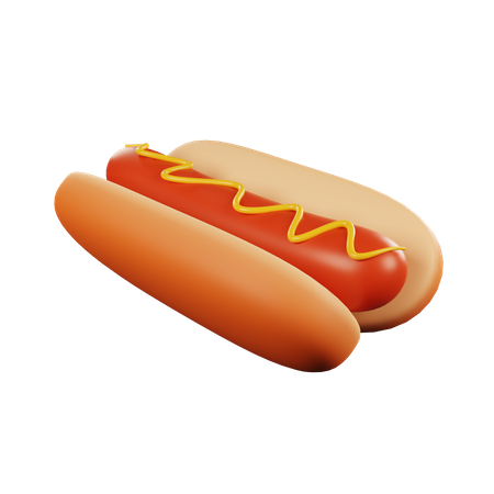 Hotdog  3D Icon