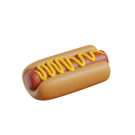 Hotdog  3D Icon