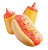 Hotdog With Ketchup