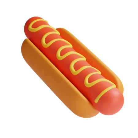 Hotdogs  3D Illustration