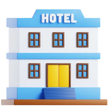 HOTEL  3D Icon