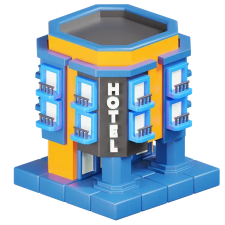 Hotel  3D Icon