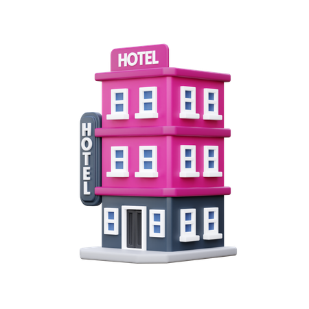 Hotel  3D Icon