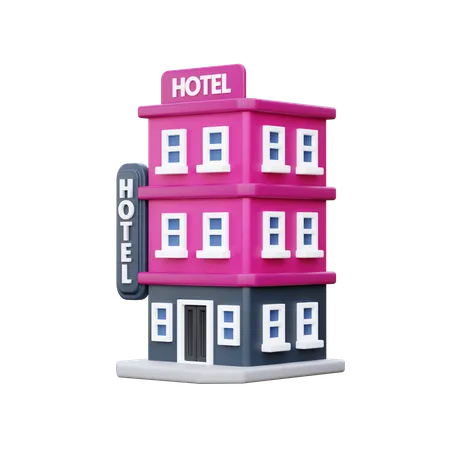 Hotel  3D Icon