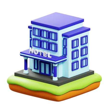 Hotel  3D Icon