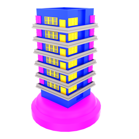 Hotel  3D Icon