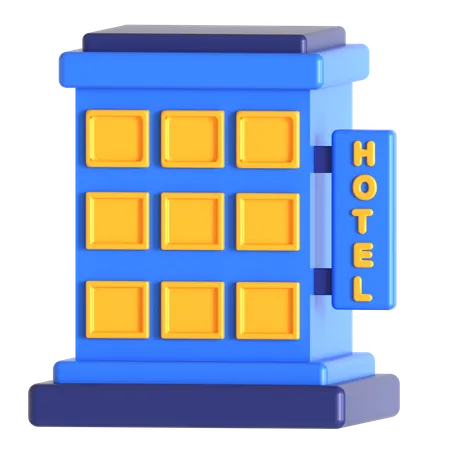 Hotel  3D Icon