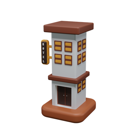 Hotel  3D Icon