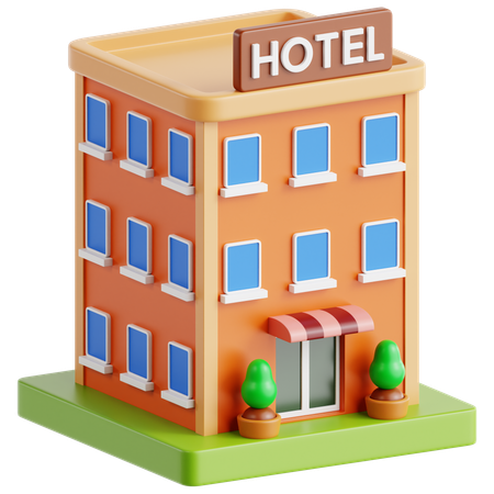 Hotel  3D Icon