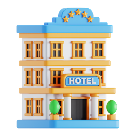 Hotel  3D Icon