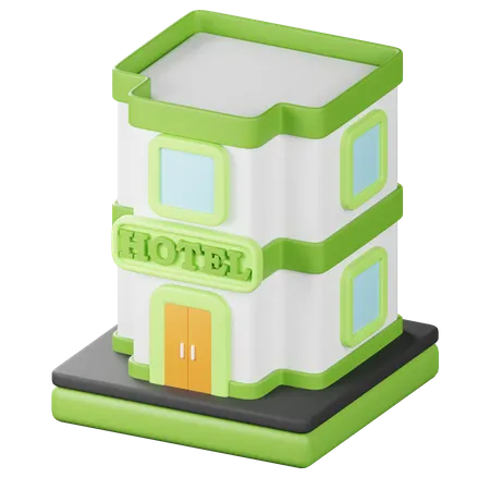 Hotel  3D Icon