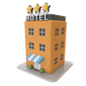 3d hotel logo