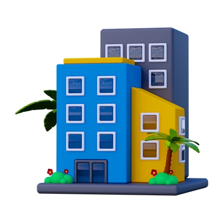 Hotel  3D Icon