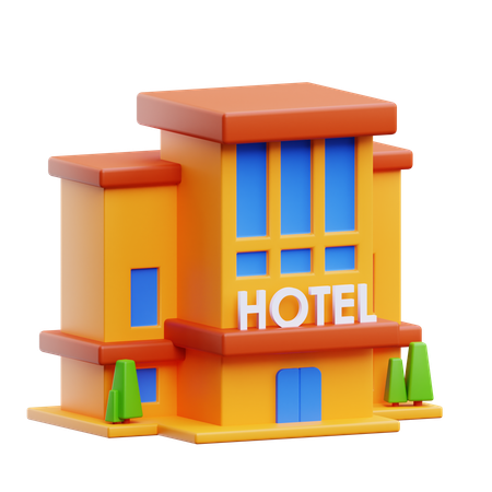 Hotel  3D Icon