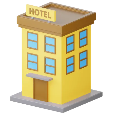 Hotel  3D Icon