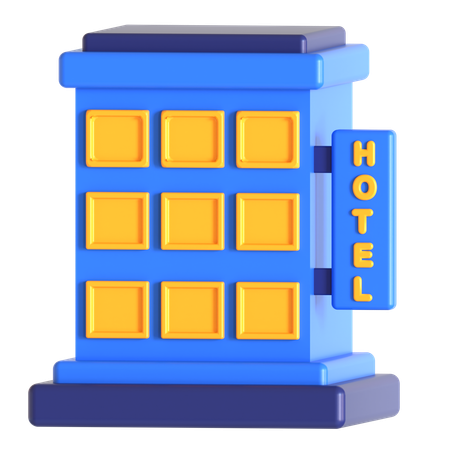 Hotel  3D Icon