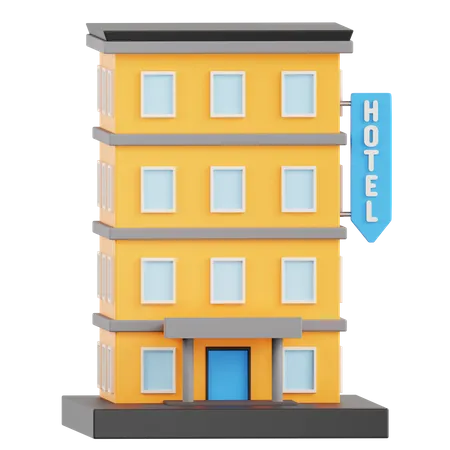 Hotel  3D Icon