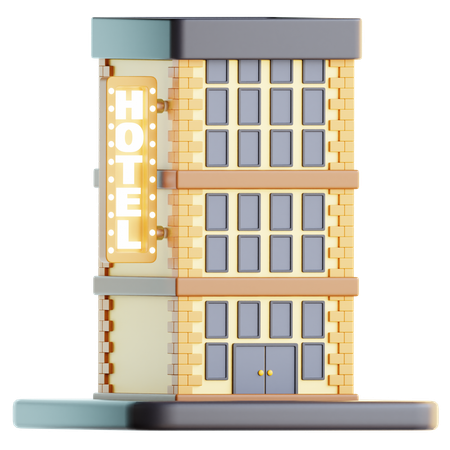 Hotel  3D Icon