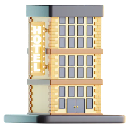 Hotel  3D Icon