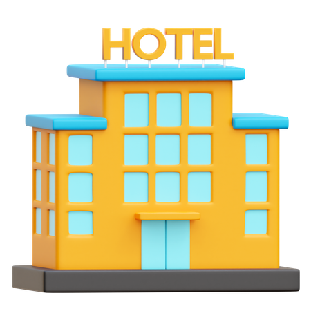 Hotel  3D Icon