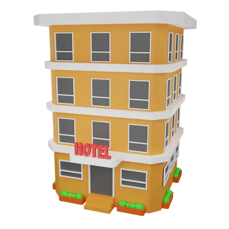 Hotel  3D Icon