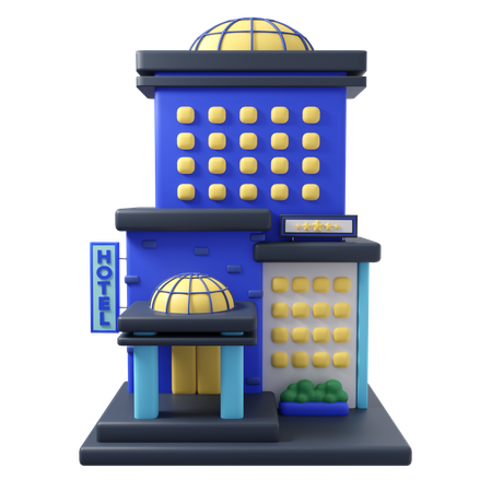 Hotel  3D Icon