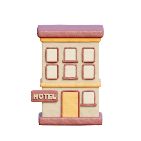 Hotel  3D Icon